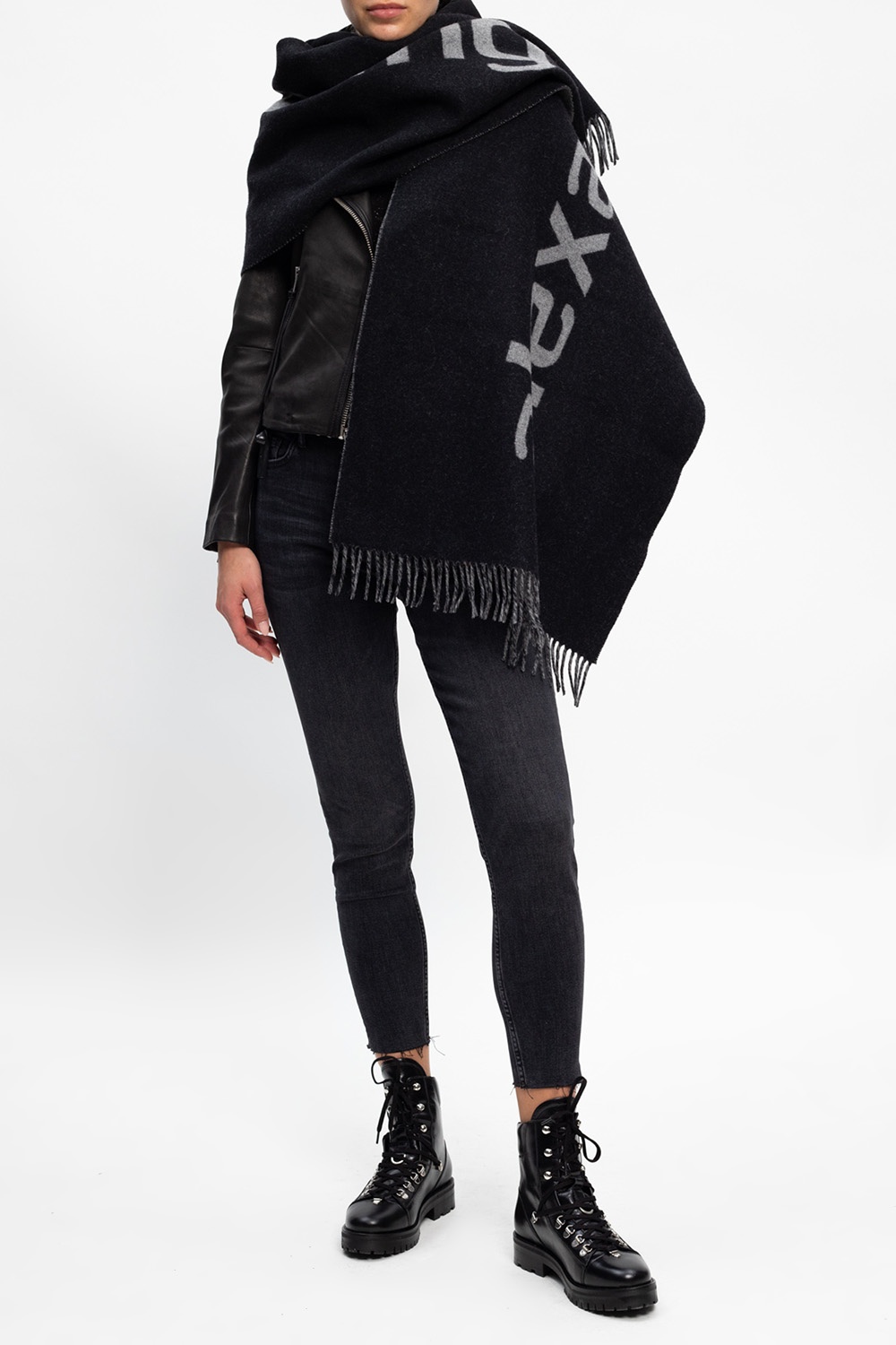 Alexander wang hooded scarf new arrivals